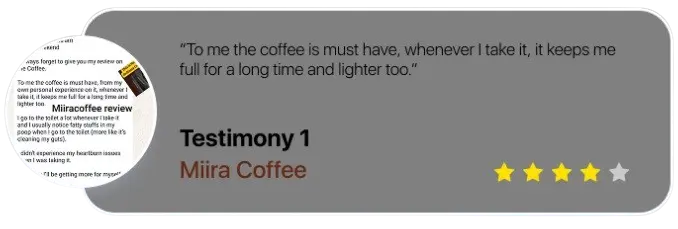 Miira-Coffee testimony